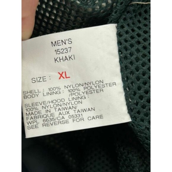 Vintage Woolrich Men's Size XL Green Beige 2 in 1 Jacket Vest Removable - Picture 11 of 16